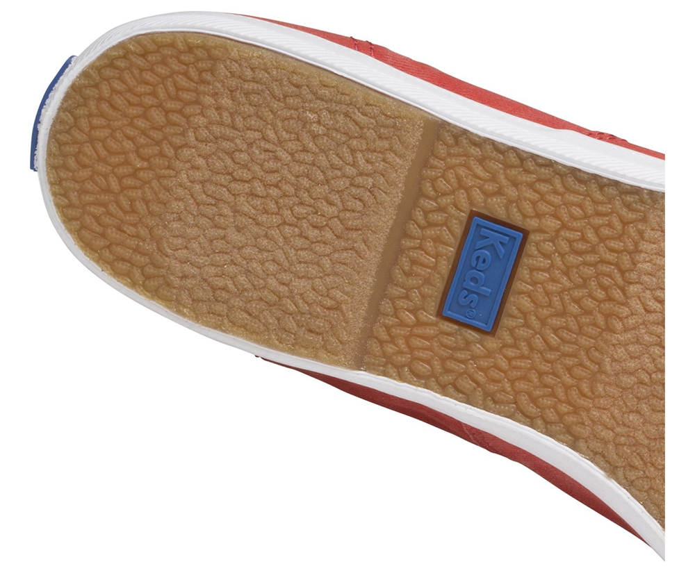 Slip Ons Keds Mujer Rojos - Chillax Seasonal - 5936-FGWIK